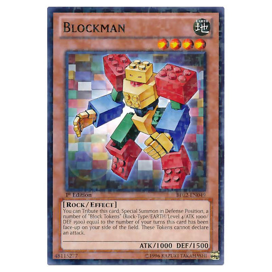Yu-Gi-Oh! - Battle Pack 2 - War of the Giants - Blockman (Mosaic Rare) BP02-EN049