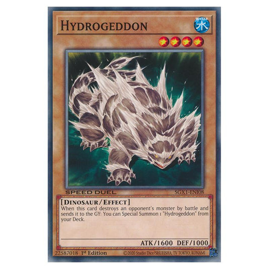 Yu-Gi-Oh! - Speed Duel GX - Duel Academy Box - Hydrogeddon (Common) SGX1-ENI08