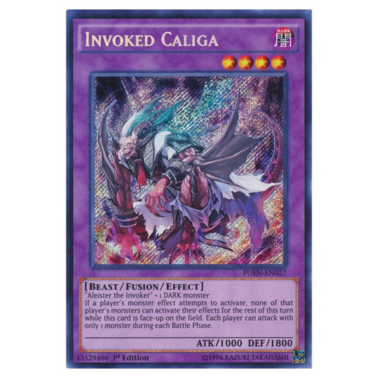 Yu-Gi-Oh! - Fusion Enforcers - Invoked Caliga (Secret Rare) FUEN-EN027