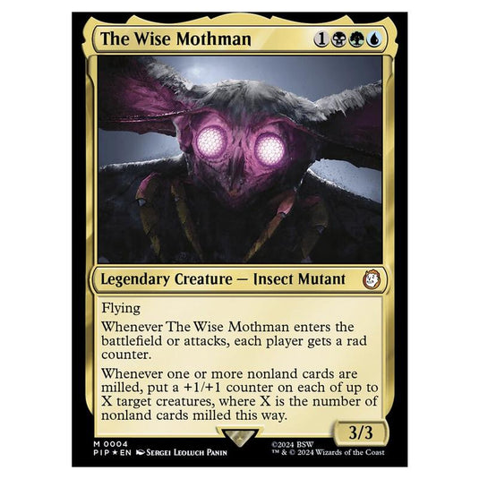 Magic The Gathering - Fallout - The Wise Mothman - 4 (Foil)