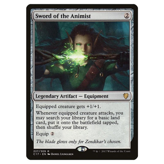 Magic The Gathering - Commander 2017 - Sword of the Animist - 227/309