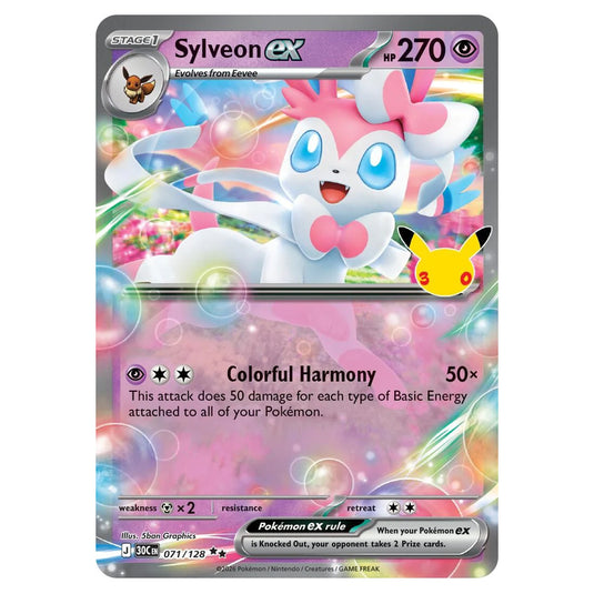 Pokemon - 30th Celebration - Sylveon ex - 071/128
