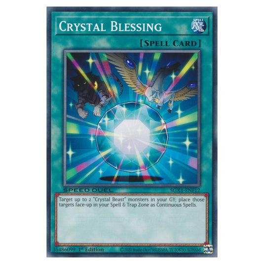 Yu-Gi-Oh! - Speed Duel GX - Duel Academy Box - Crystal Blessing (Common) SGX1-ENF12