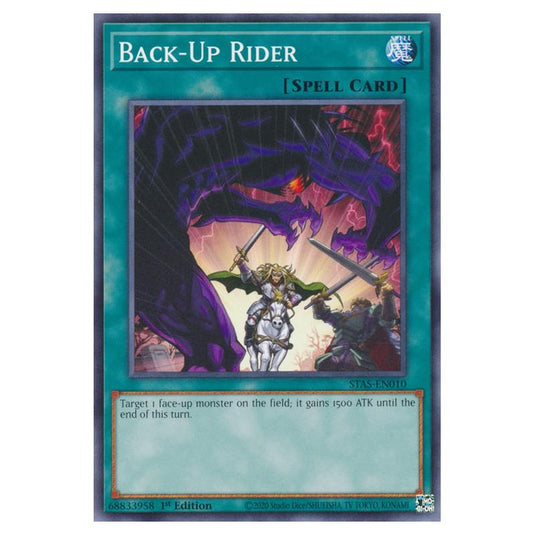 Yu-Gi-Oh! - 2-Player Starter Set - Back-Up Rider (Common) STAS-EN010