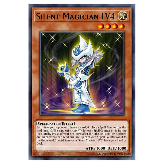 Yu-Gi-Oh! - Yugi's Legendary Decks - Silent Magician LV4 (Common) YGLD-ENC05