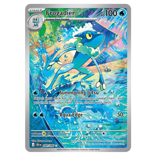 Pokemon - Mega Evolution - Chaos Rising - Frogadier - 089/086