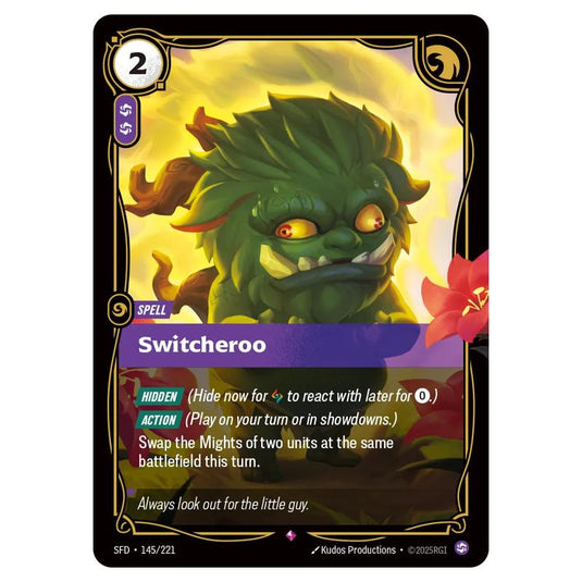 Riftbound: League of Legends TCG - Spiritforged - Switcheroo - 145/221