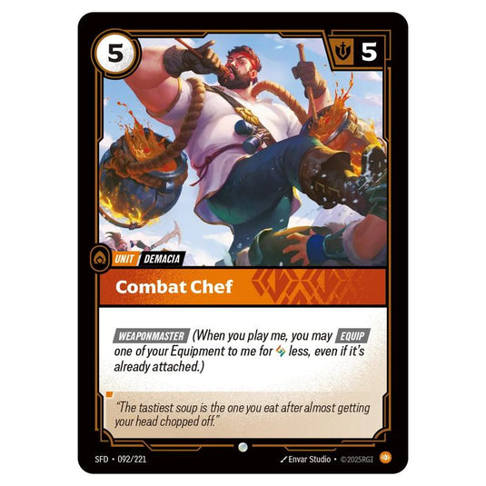Riftbound: League of Legends TCG - Spiritforged - Combat Chef - 092/221