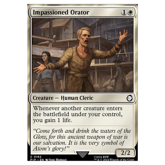 Magic The Gathering - Universes Beyond - Fallout - Impassioned Orator - 0162