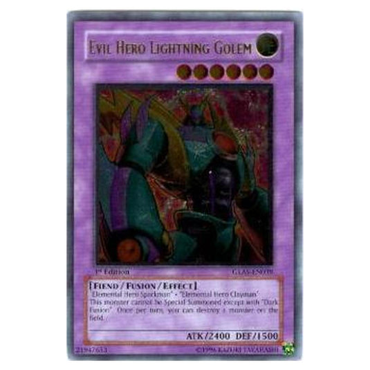 Yu-Gi-Oh! - Gladiator\'s Assault - Evil HERO Lightning Golem (Ultimate Rare) GLAS-EN039