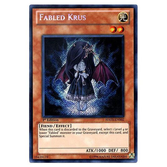 Yu-Gi-Oh! - Hidden Arsenal 3 - Fabled Krus (Secret Rare) HA03-EN002