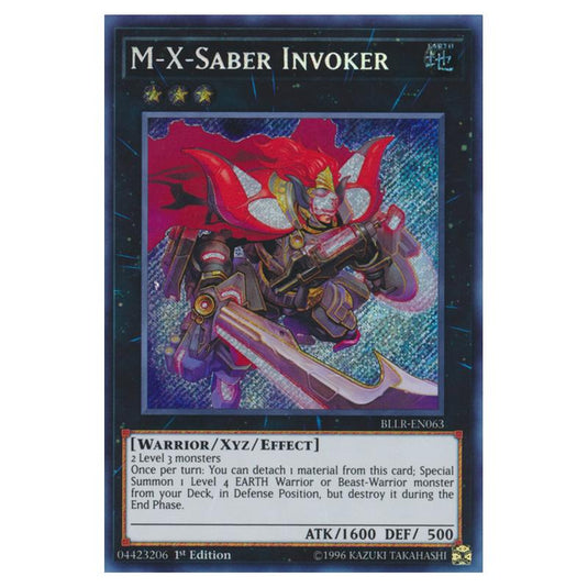 Yu-Gi-Oh! - Battles of Legend - Light's Revenge - M-X-Saber Invoker (Secret Rare) BLLR-EN063