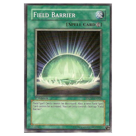 Yu-Gi-Oh! - Zombie World Structure Deck - Field Barrier (Common) SDZW-EN028