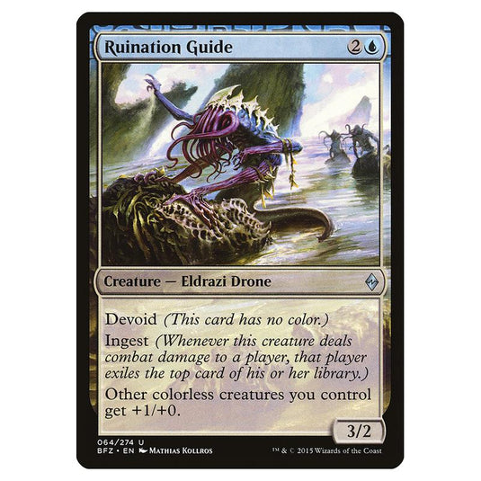 Magic The Gathering - Battle For Zendikar - Ruination Guide - 64/274 (Foil)