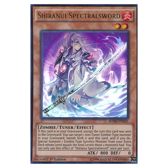 Yu-Gi-Oh! - Breakers of Shadow - Shiranui Spectralsword (Ultra Rare) BOSH-EN031