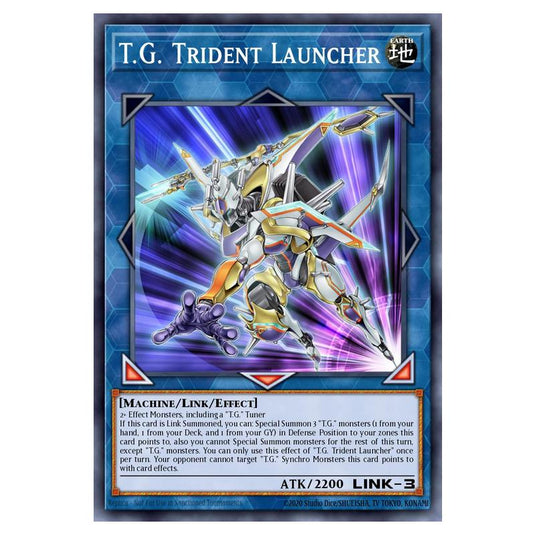 Yu-Gi-Oh! - OTS Tournament Pack 23 - T.G. Trident Launcher (Super Rare) OP23-EN009