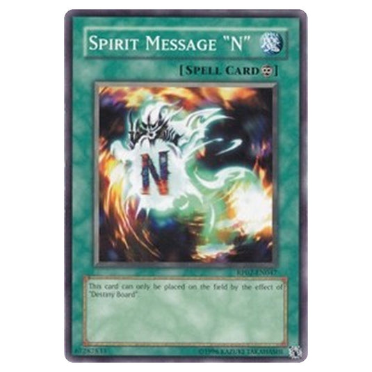 Yu-Gi-Oh! - Retro Pack 2 - Spirit Message "N" (Common) - RP02-EN047