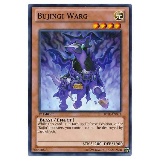Yu-Gi-Oh! - Judgment of the Light - Bujingi Warg (Common) JOTL-EN081