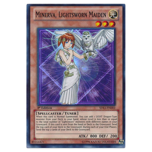 Yu-Gi-Oh! - Realm of Light Structure Deck - Minerva, Lightsworn Maiden (Super Rare) SDLI-EN002