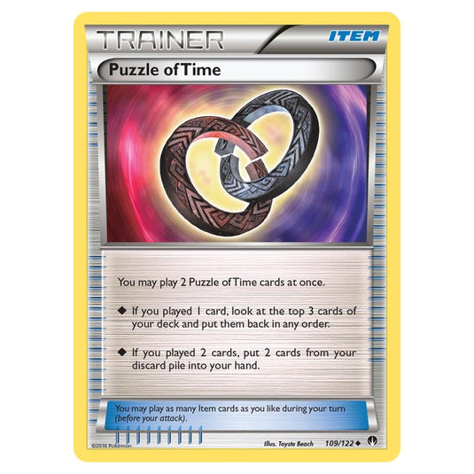 Pokemon - XY - Breakpoint - Puzzle Of Time - 109/122 (Reverse Holo)