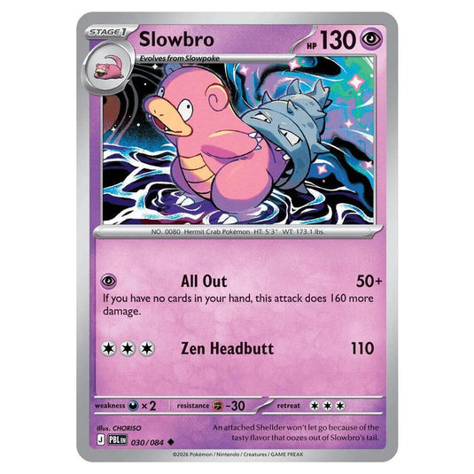 Pokemon - Mega Evolution - Pitch Black - Slowbro - 030/084