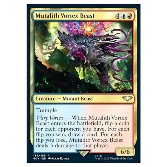 Magic The Gathering - Universes Beyond - Warhammer 40k - Mutalith Vortex Beast - 134/168