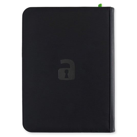 Vault X - 9-Pocket Exo-Tec® - Zip Binder - Black