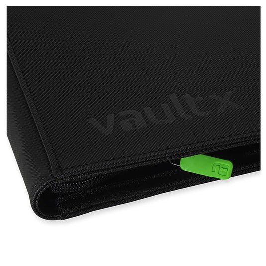 Vault X - 9-Pocket Exo-Tec® - Zip Binder - Black