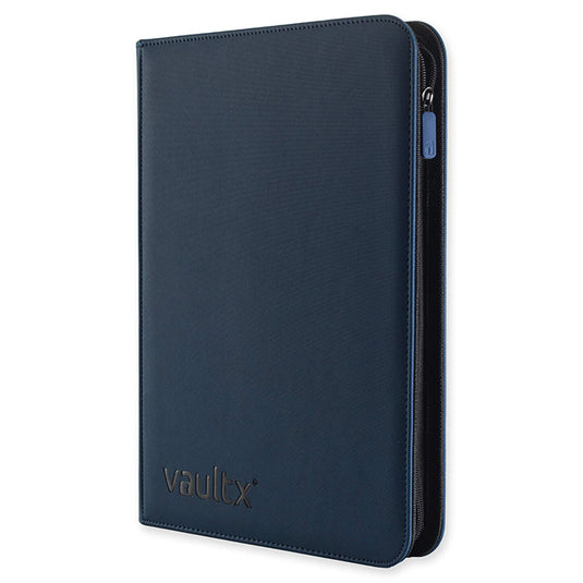 Vault X - 9-Pocket Exo-TecÂ® - Zip Binder - Blue