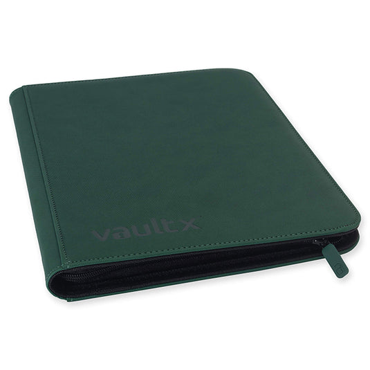 Vault X - 9-Pocket Exo-TecÂ® - Zip Binder - Green