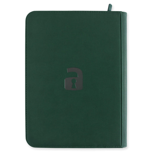 Vault X - 9-Pocket Exo-TecÂ® - Zip Binder - Green