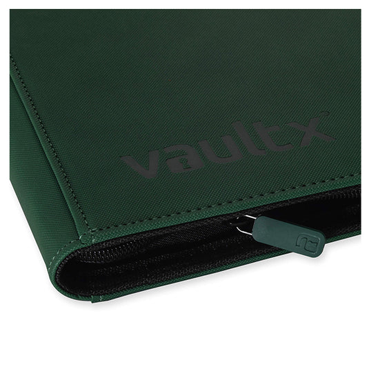 Vault X - 9-Pocket Exo-TecÂ® - Zip Binder - Green