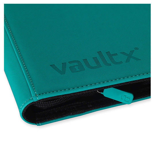 Vault X - 9-Pocket Exo-TecÂ® - Zip Binder - Teal