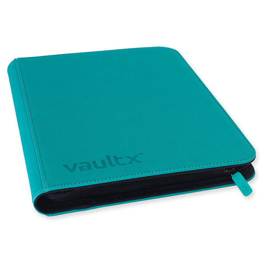 Vault X - 9-Pocket Exo-TecÂ® - Zip Binder - Teal