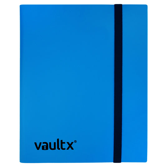 Vault X - 9-Pocket - Strap Binder - Blue