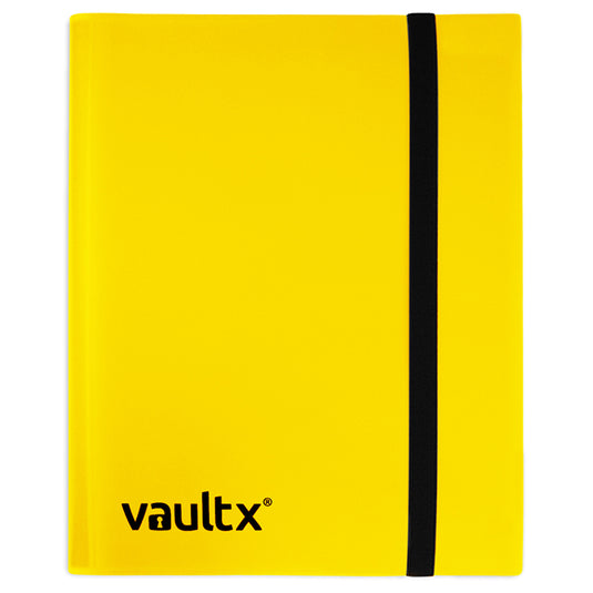 Vault X - 9-Pocket - Strap Binder - Yellow