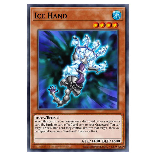 Yu-Gi-Oh! - Structure Deck - Beware of Traptrix - Ice Hand (Common) SDBT-EN021
