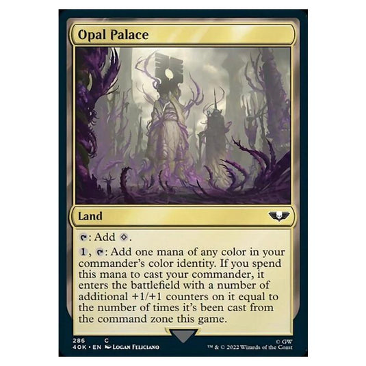 Magic The Gathering - Universes Beyond - Warhammer 40k - Opal Palace - 286/168