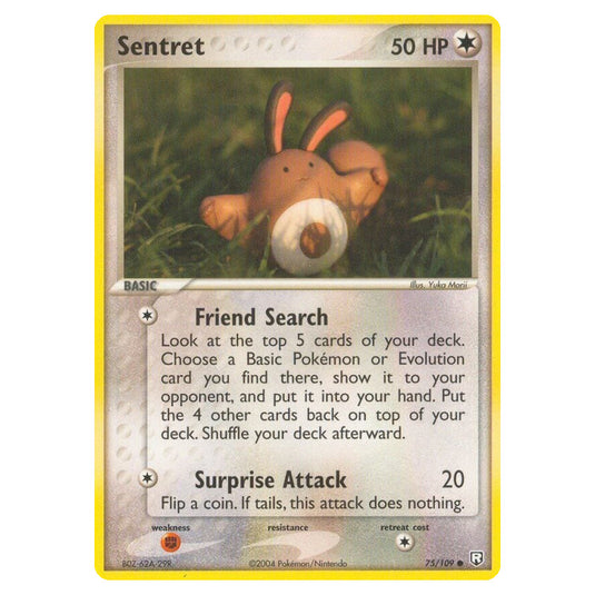 Pokemon - EX Team Rocket Returns - Sentret - 075/109