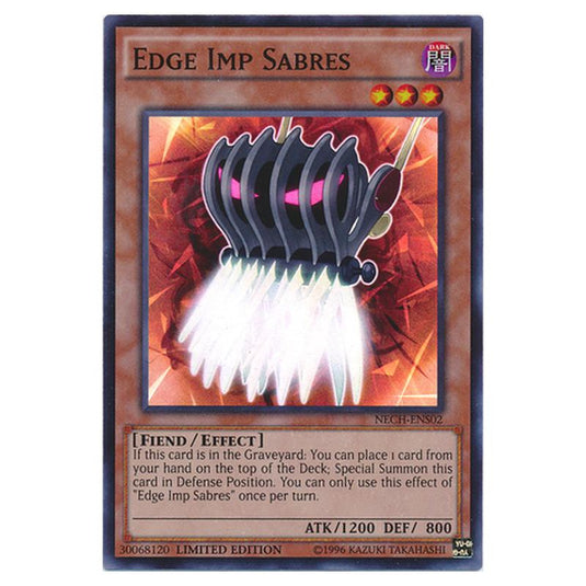 Yu-Gi-Oh! - The New Challengers - Super Edition - Edge Imp Sabres (Super Rare) NECH-ENS02