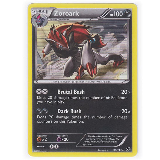 Pokemon - Black & White - Legendary Treasures - Zoroark - 90/113