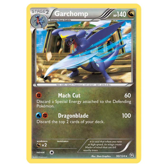 Pokemon - Black & White - Dragons Exalted - Garchomp - 90/124