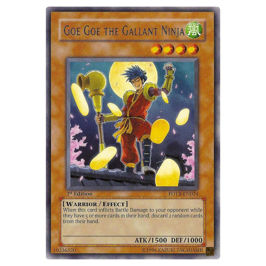 Yu-Gi-Oh! - Force of the Breaker - Goe Goe the Gallant Ninja (Rare) FOTB-EN024