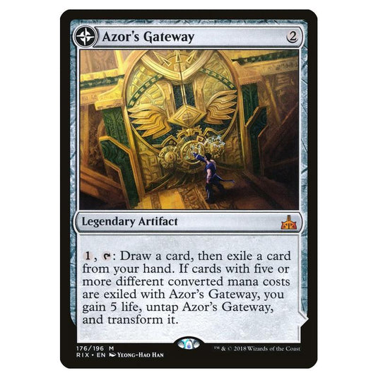 Magic The Gathering - Rivals Of Ixalan - Azor\\'s Gateway // Sanctum Of The Sun - 176/196 (Foil)