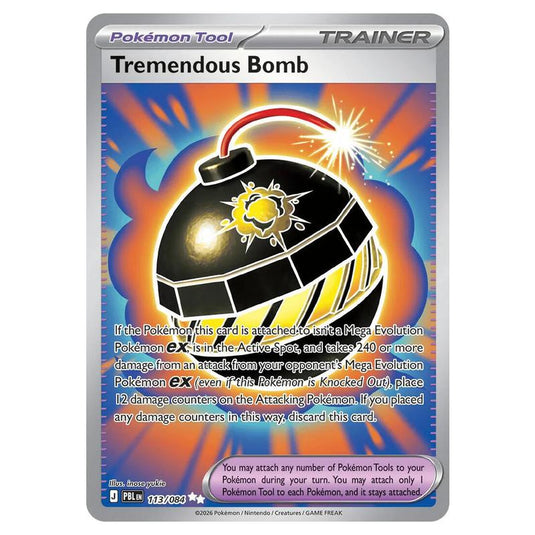 Pokemon - Mega Evolution - Pitch Black - Tremendous Bomb - 113/084