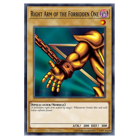 Yu-Gi-Oh! - Yugi's Legendary Decks - Right Arm of the Forbidden One (Ultra Rare) YGLD-ENA20