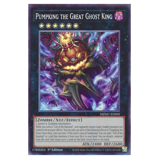 Yu-Gi-Oh! - Maze of Muertos - Pumpking the Great Ghost King (Collector's Rare) - MZMU-EN005cr