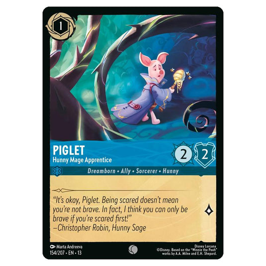 Lorcana - Attack of the Vine - Piglet - Hunny Mage Apprentice (Common) - 154/207