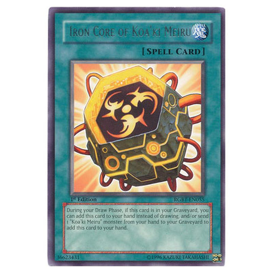 Yu-Gi-Oh! - Raging Battle - Iron Core of Koa'ki Meiru (Rare) RGBT-EN055