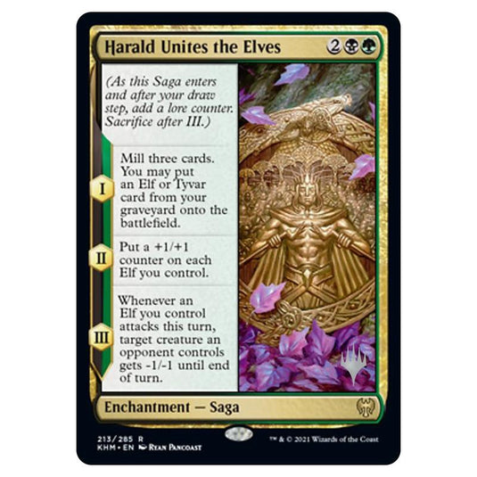 Magic The Gathering - Kaldheim Promos - Harald Unites the Elves - 213/285